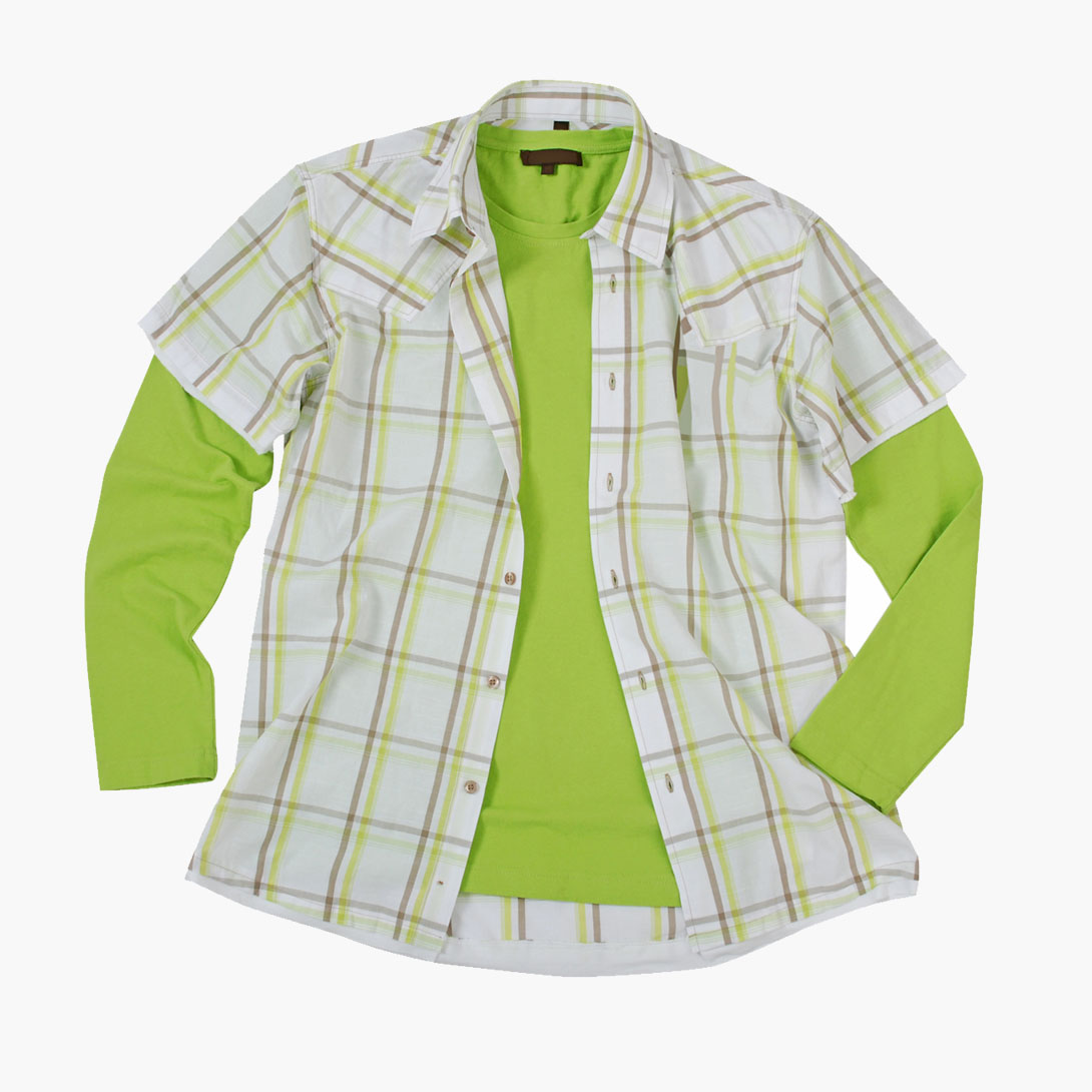 Green shirt
